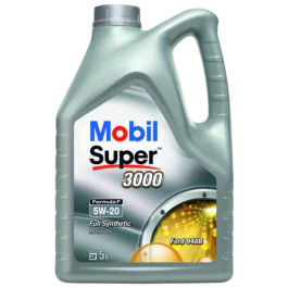Mobil Super 3000 Formula F 5W-20 – Optimal Motorbeskyttelse ( 19094, 4 Stykk )