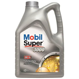 Mobil Super 3000 0W-16 – Høy motoreffektivitet ( 53212, 4 Stykk )