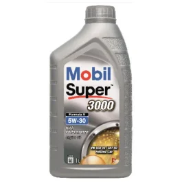 Mobil Super 3000 Formula V 5W-30 – Høytytende Motorolje ( 53609, 12 L )