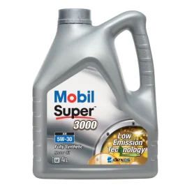 Mobil Super 3000 XE 5W-30 – Høy Ytelse, Lang Levetid ( 54271, 4 Stykk )