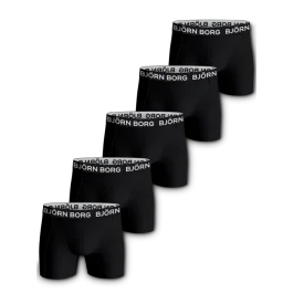 Björn Borg Solid - Herre - Boxershorts, 5 Stk