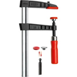 Bessey skruetvinge i smibart støpejern 300 mm x 80 mm TG30B8
