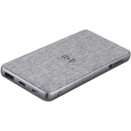 Sandberg Powerbank 10000 PD20W – Trådløs Lading, Rask Opplading (SDG420-61, 1 Eske)