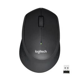 Logitech M330 Silent trådløs mus, svart, 1 Stykk, SEN-910-004909