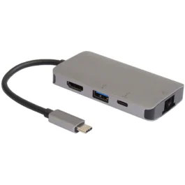 MicroConnect Hub USB-C til USB 3.2 Gen 1 A, RJ45, HDMI, USB-C, 1 Stykk, SEN-W126517034
