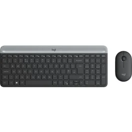Logitech MK470 Slim Wireless Keyboard and Mouse Combo, grafitt, spansk, 1 Stykk, SEN-W128232247