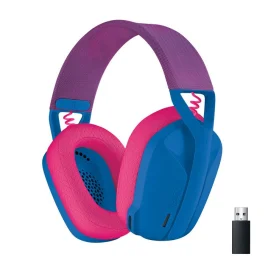 Logitech G435 Lightspeed trådløst hodesett, blå/bringebær, 1 Stykk, SEN-W128251638