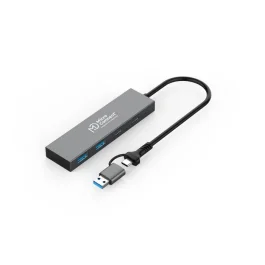MicroConnect USB 3.2 Hub 4-Port med USB-C og USB-C & A-kontakter, 1 Stykk, SEN-W128844617