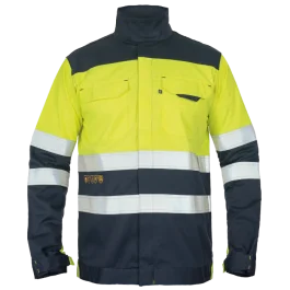 Cerva MULTINORM RIDE FR HV jacka, HV Gul/Blå, 1 Stykk, SGP-0351005072005-YEL-2XL, størrelse 2XL