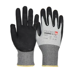 Gloves Pro WORKLIFE CUT C hansker, svart/grå, 12 par, SGP-34820070-BLK-7, størrelse 7