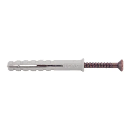 MFT Spikerplugg 4X10/30MM – Høykvalitets Nylon, CE-merket, Lett/Middels Belastning(820400, 1 Boks)