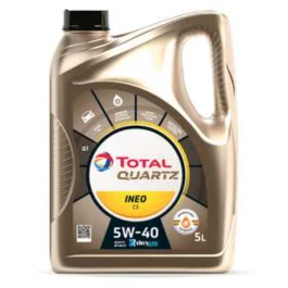 Total Quartz Ineo C3 5W-40 – Syntetisk motorolje med lavt innhold av sulfataske, fosfor og svovel(TOT213790, 1 Stykk, 5 L)