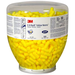 Ørepropp Ear Soft – Høy støyreduksjon (012300084, Gul, 1 Stykk)