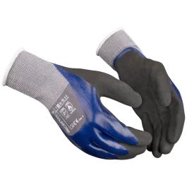 Guide 593 Knokedyppet nitril arbeidshanske, 12 Par