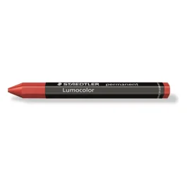 Staedtler Kridt Lumocolor Permanent Omnigraph – Vanntett, Ingen Gjennomblødning (STA2362, Rød, 12 Eske)