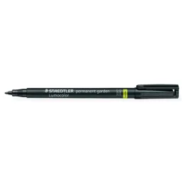 Staedtler Merkepenn Lumocolor – Vannfast, værbestandig (STA319GMM9, Svart, 1 Eske)