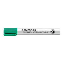 Staedtler Whiteboard Merkepenn – DRY SAFE Blekk (STA3515, Grønn, 10 Eske)