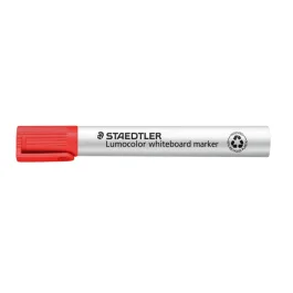 Staedtler Lumocolor Whiteboard Marker – Tørr og luktfri (STA351B2, Rød, 10 Eske)