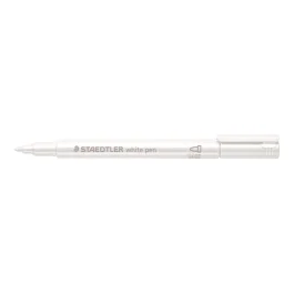 Staedtler Metallic Merkepenn – Allsidig Bruk, Høy Kvalitet (STA83230, Hvit, 10 Eske)