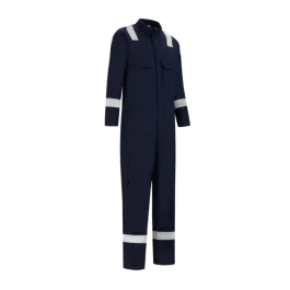 Dapro Spark Overall – Flammehemmende, kjemikaliebeskyttende (WSPACUHW-NB-44, Marineblå, 1 Stykk, størrelse-44)