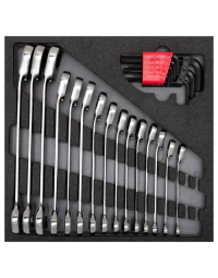Gedore Skiftenøkkelsett 4/6 CT-modul 24 deler - R22250001