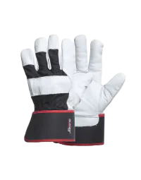 Gloves Pro Solide arbeidshansker, Hvit/Sort, 12 Par, SGP-5732-080-WHT-8, str. 8