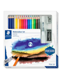 Staedtler Akvarel Blyanter – Høy Kvalitet, Ideell for Tegning (STA6114610C, 1 Eske)