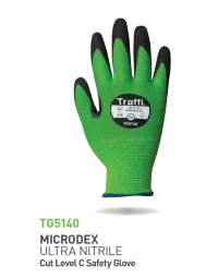 Traffi MICRODEX ULTRA TG5140 - Kutthansker, 10 Par