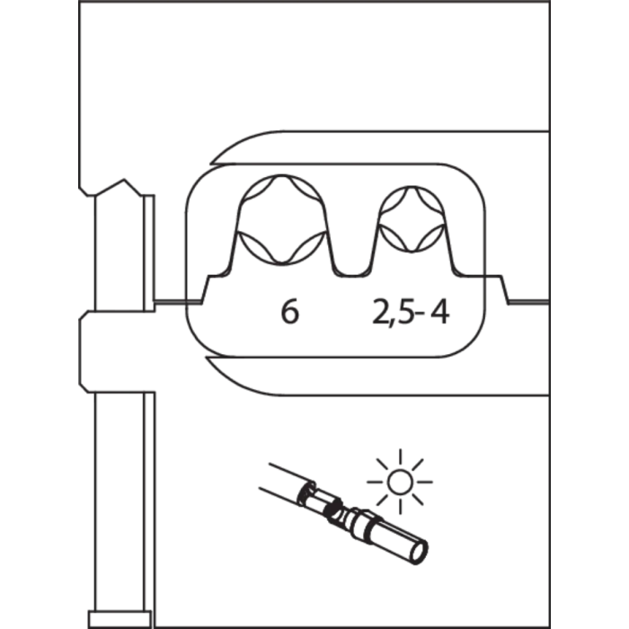 Gedore Modulinnsats  MC3 - 8140-24
