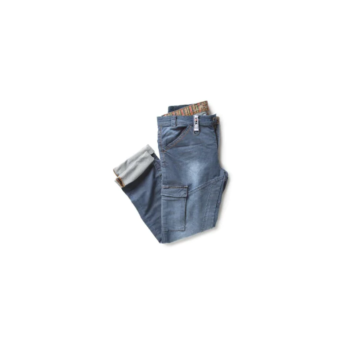 Dike Partner Denim bleket arbeidsbukse