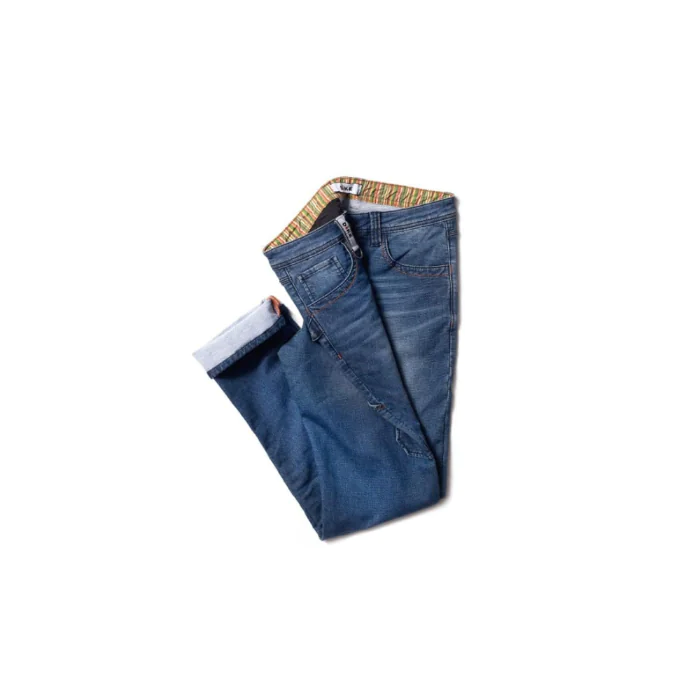 Dike Paint knit-denim arbeidsbukse