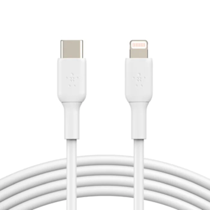 Belkin USB-C til Lightning Kabel – Pålitelige MFi-sertifiserte (BEL68882, 1 Eske)