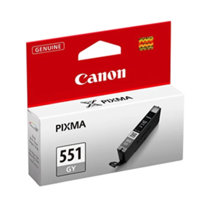 Canon CLI-551 Blekkpatron – Høy kvalitet, langvarig (CAN22405, Grå, 1 Eske)