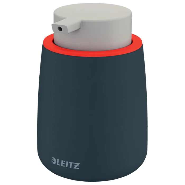 Leitz Cosy Pumpedispenser – Keramisk, Elegant Design (LTZ54040089, Grå, 1 Eske)