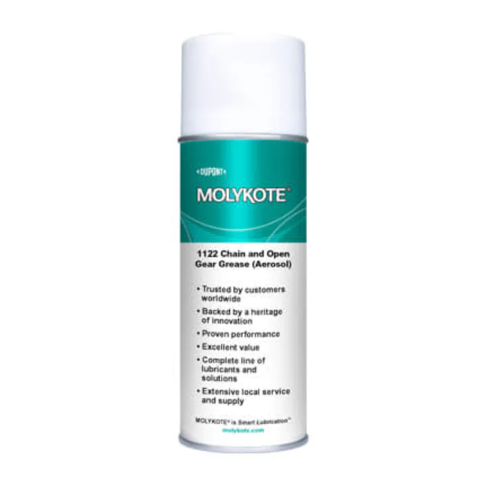 Molykote 1122 Spray – Høy Vedheft, Vannbestandig ( 11366, 12 Stykk )