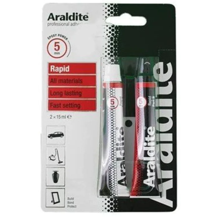 Araldite Rapid 30 – Hurtigherdende Epoxy Lim ( 17584, 6 Stykk )
