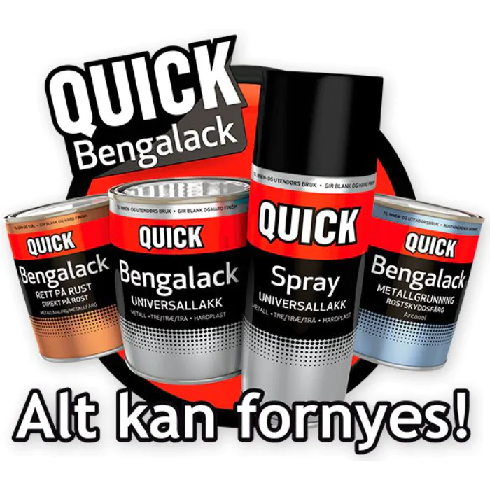 Quick Bengalakk – Rask Rustbeskyttelse ( 18226, 6 Stykk )