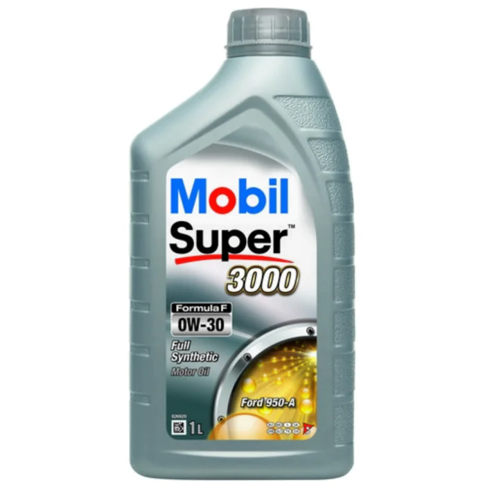 Mobil Super 3000 Formula F SAE 0W-30 Motorolje, 12 x 1 L