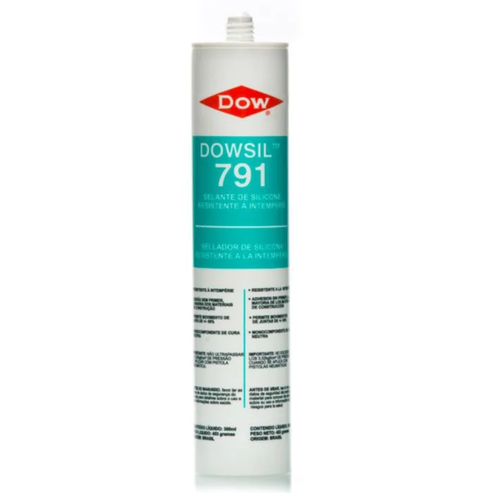 Dowsil 791 Hvit fasadesilikon 310 ml patron