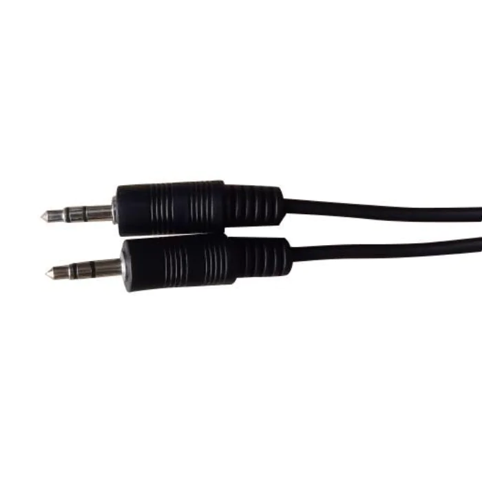 MicroConnect 3,5 mm (3-pinner, stereo) Minijack slim kabel, 5 m, 1 Stykk, SEN-AUDLL5
