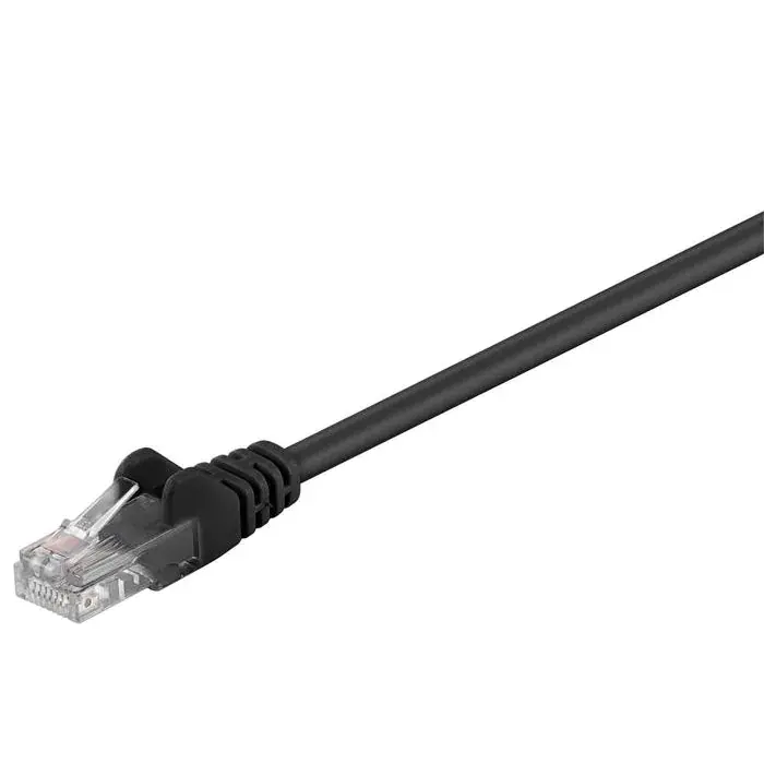 MicroConnect CAT5e U/UTP nettverkskabel 0,25m, svart, 1 Stykk, SEN-B-UTP50025S