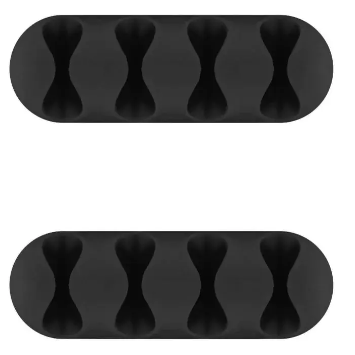 MicroConnect 4 spor, 2 Stykk, lim, svart, 1 Stykk, SEN-CABLEMANA-16