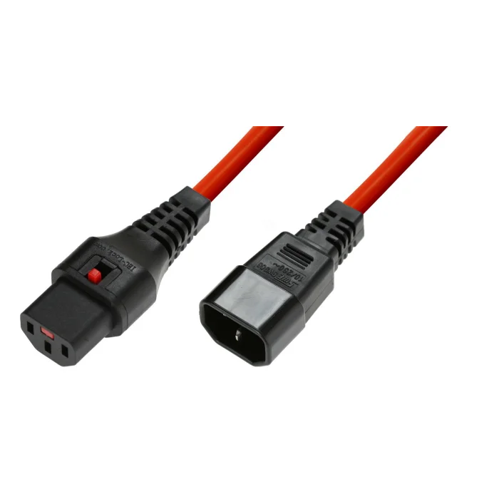 MicroConnect IEC Lock C13 til C14, 3m, 1 Stykk, SEN-PC1387