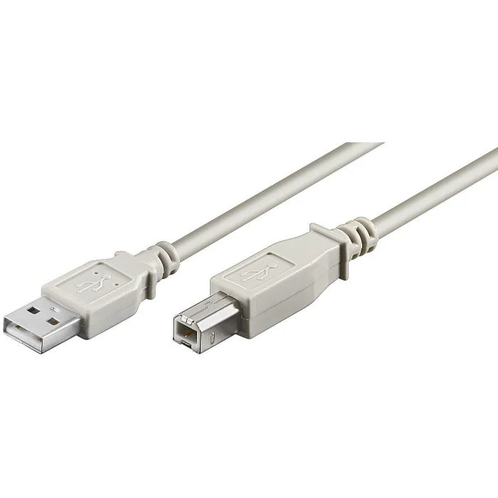 MicroConnect USB2.0 A-B-kabel, 5m, 1 Stykk, SEN-USBAB5
