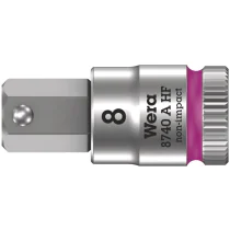 Wera 8740 - A HF Hex-Plus 8,0 x 28 mm - Zyklop bitspipehylse