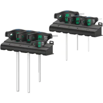 Wera 454/7 - HF-sett 1 - T-håndtak-skrutrekkersett, 7 Deler