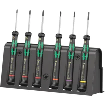 Wera 2050/6 - Rack - Skrutrekkersett, 6 Deler