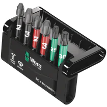 Wera  - Bit-Check 6 Impaktor 1 - Bitssett, 6 Deler