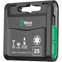 Wera  - 15 Impaktor TX 25 - Bitssett, 15 Deler