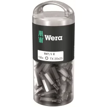Wera 867/1 - Z TX 20 x 25 mm DIY-boks - Torx-bit, 100 Deler